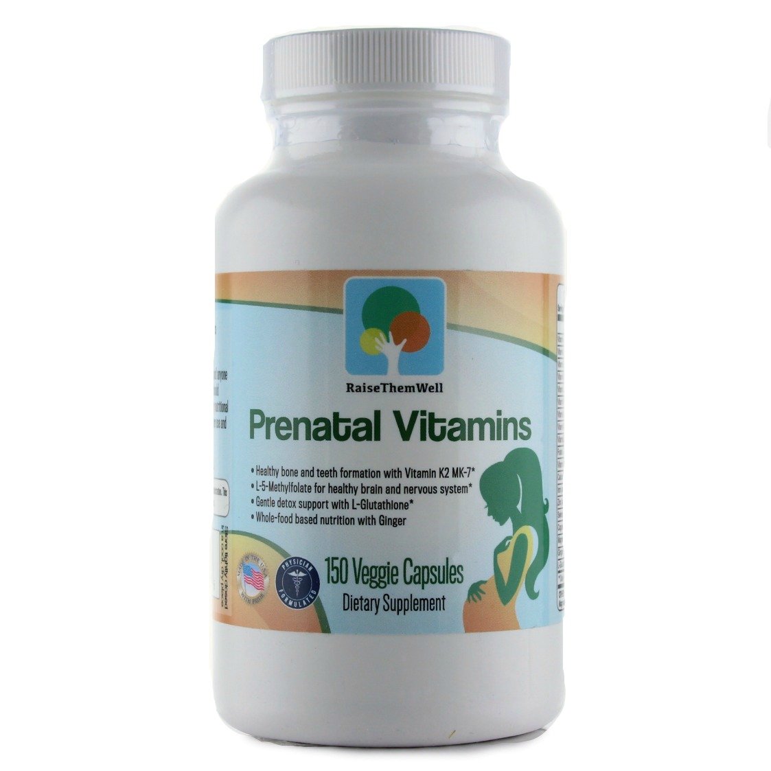 Physician Developed Prenatal & Breastfeeding Multivitamin. Formulated for Optimal Maternal and Fetal Healt