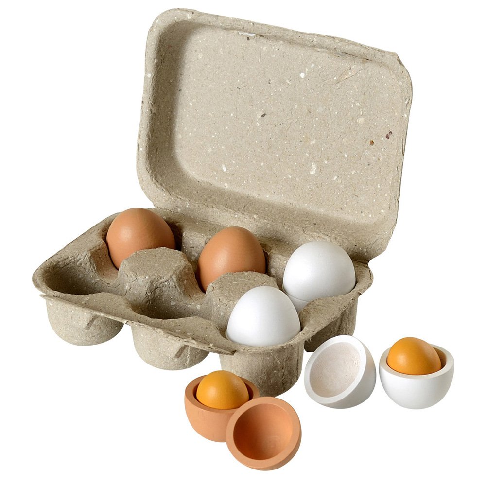 Pretend Play Toy Products Half Dozen Eggs