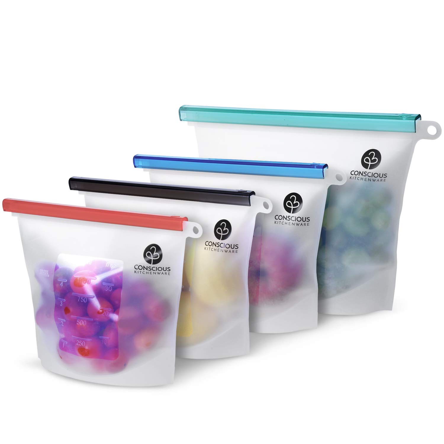 Silicone Reusable Food Storage Bags (1 Large 50 Ounce