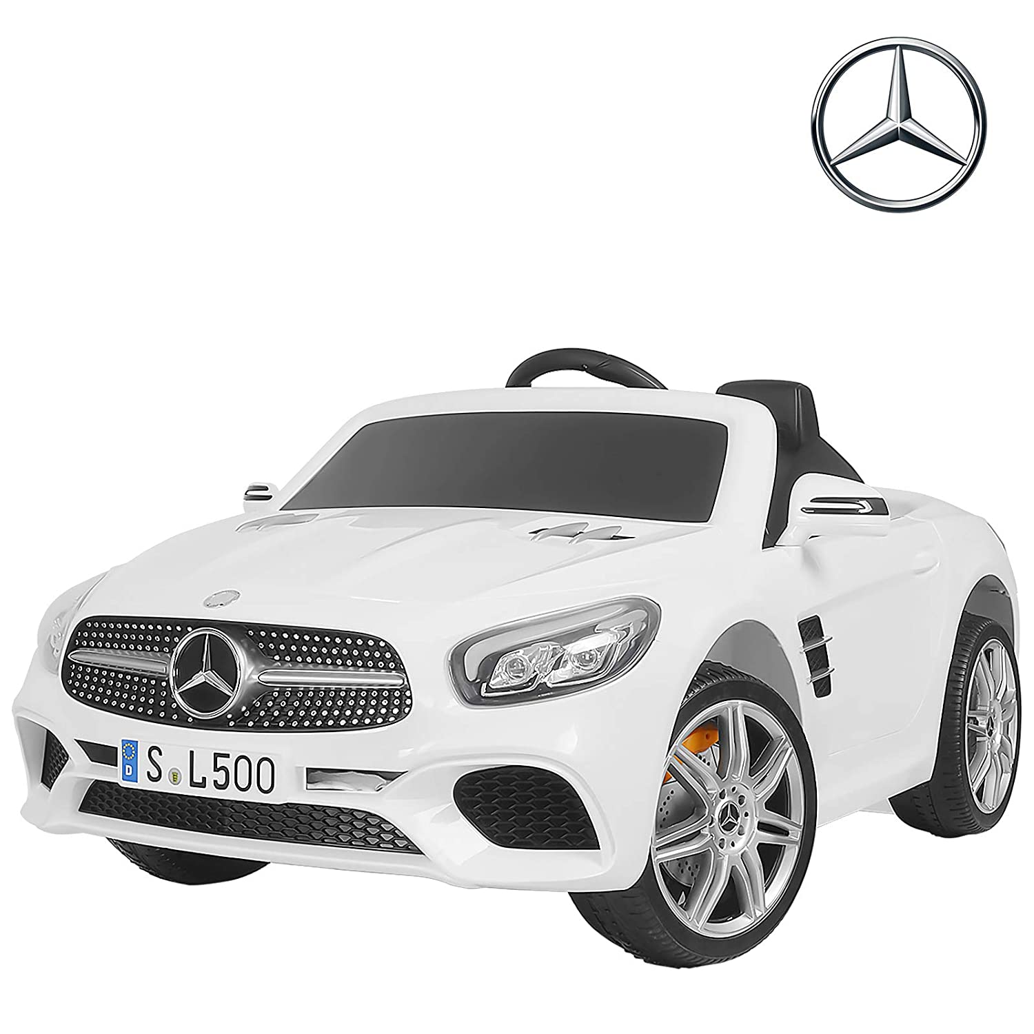 Uenjoy 12V Kids Ride On Car Mercedes-Benz SL500 Electric Cars Motorized Vehicles