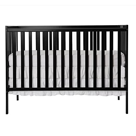 Dream On Me Synergy 5-in-1 Convertible, Crib, Black