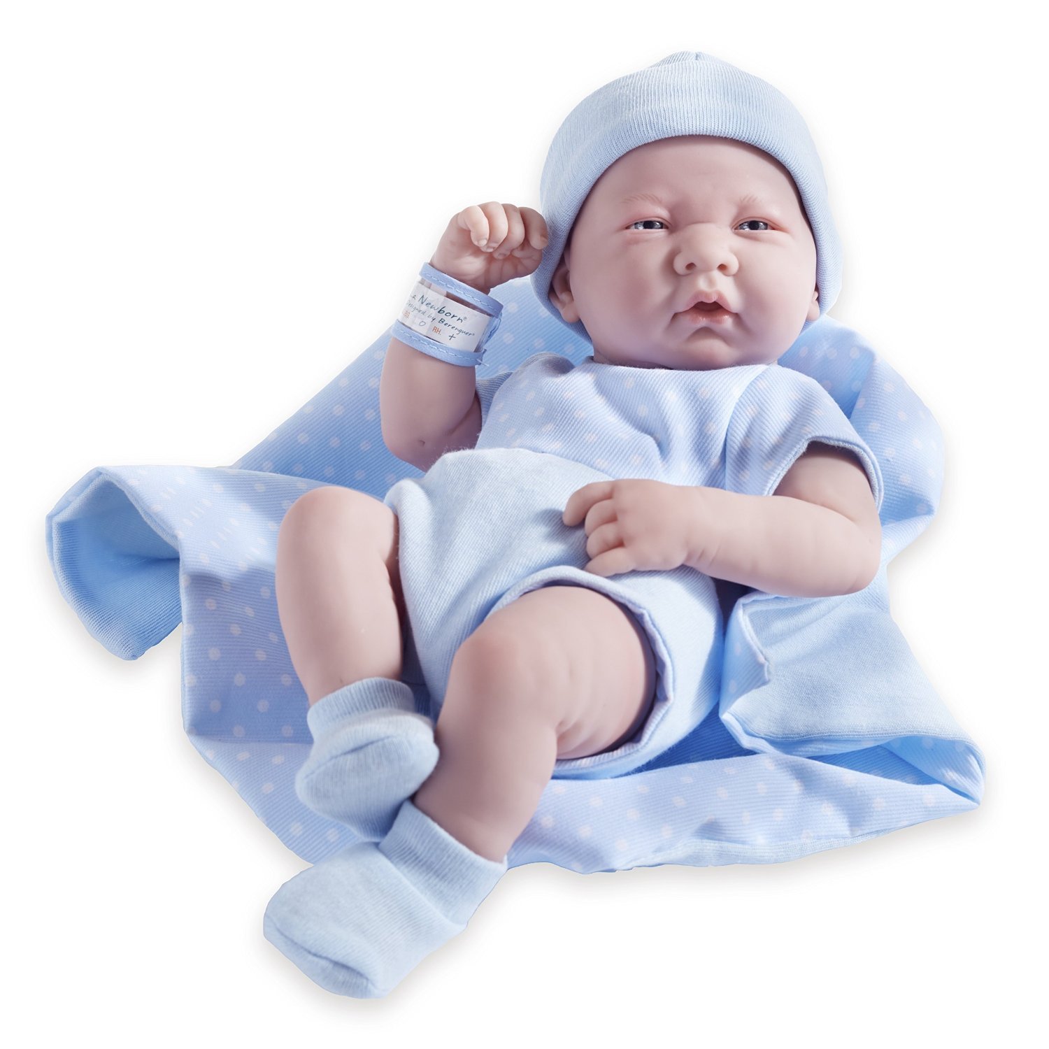 JC Toys Berenguer Boutique La Newborn 14-Inch Life-Like Real Boy Doll 9 Piece Gift Set