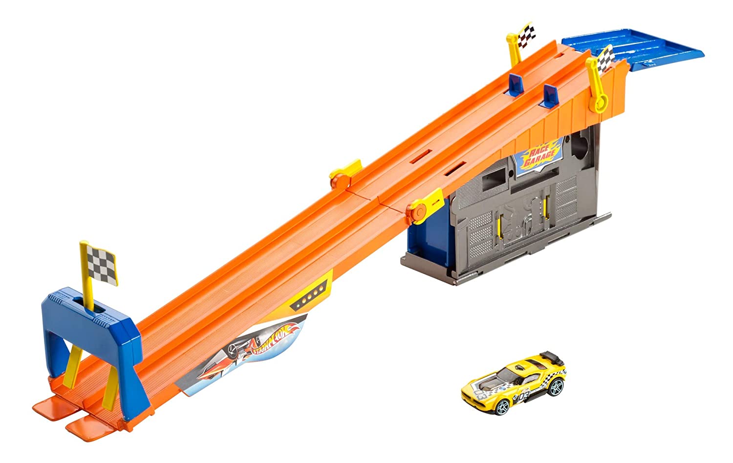 Hot Wheels Rooftop Race Garage Playset