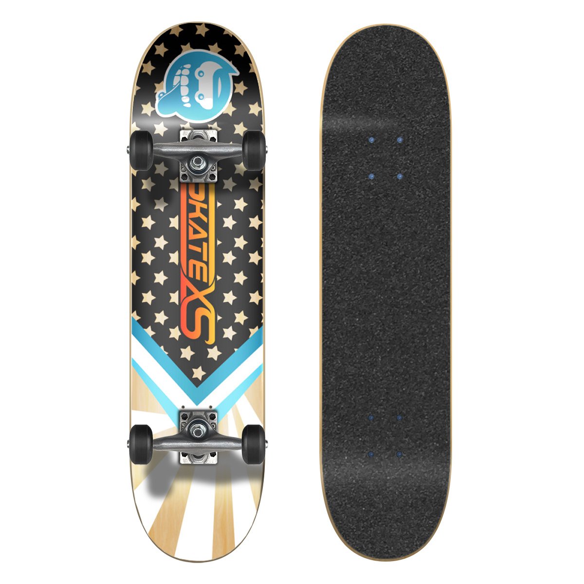 SkateXS Beginner Starboard Street Skateboard