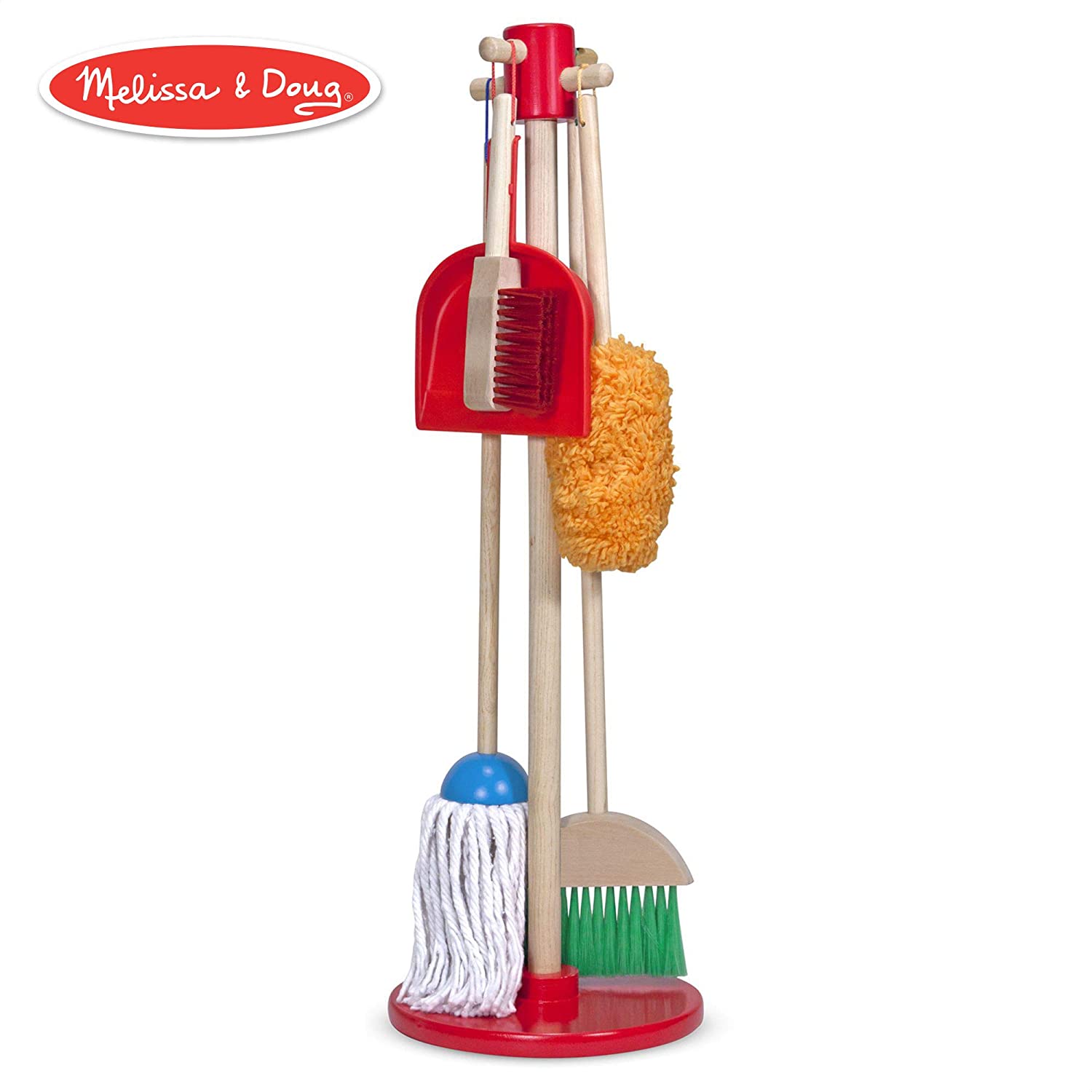 Melissa & Doug, Let’s Play House! Dust! Sweep! Mop! Pretend Play Set