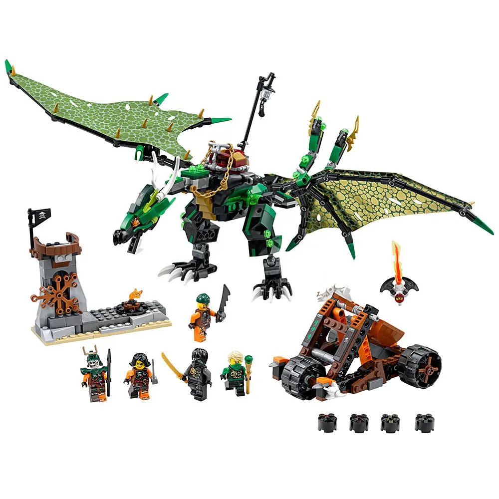 Lego Ninjago 70593 The Green NRG Dragon Building Kit