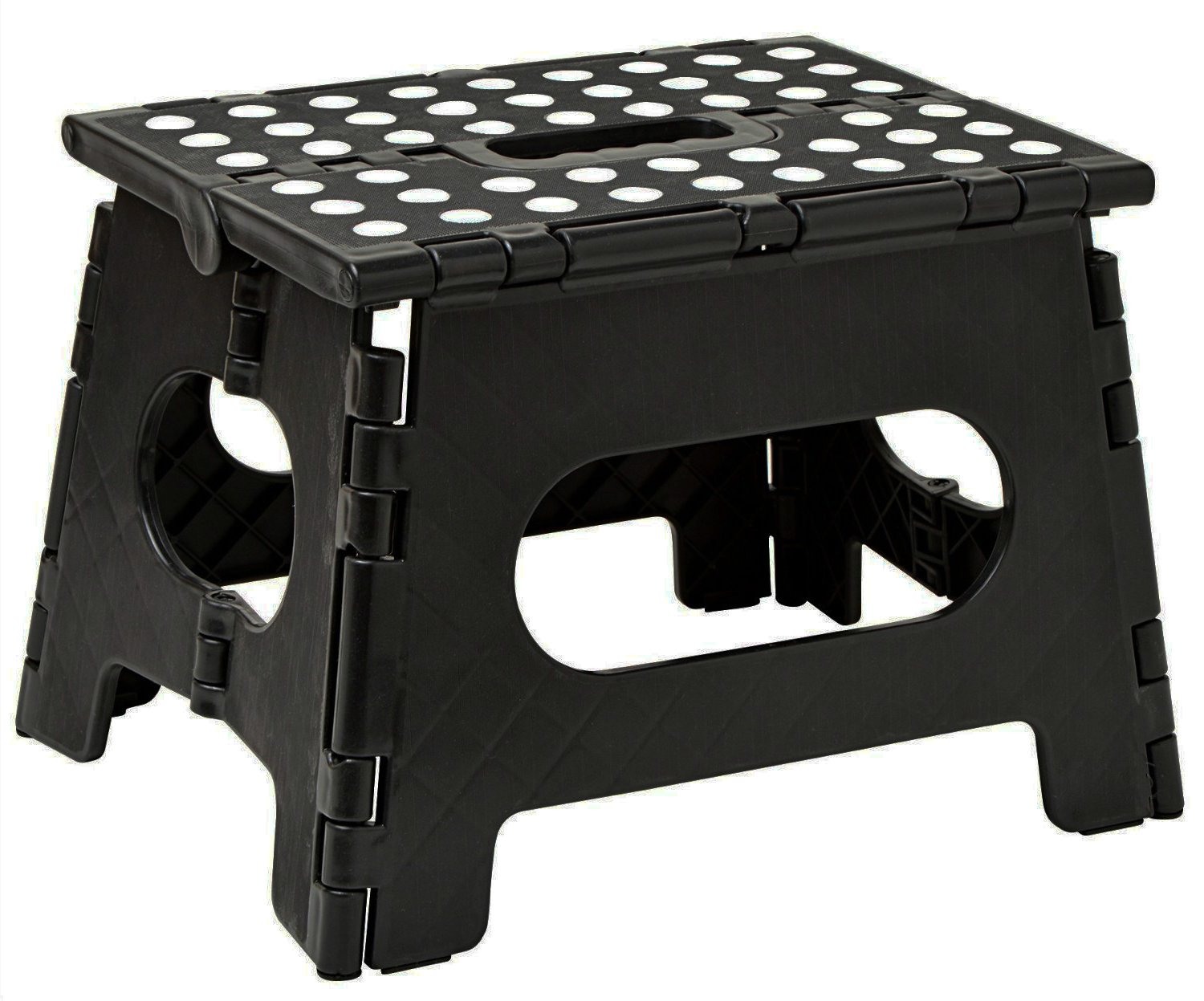 Folding Step Stool - The Lightweight Step Stool is Sturdy Enough to Support Adults and Safe Enough for Kids