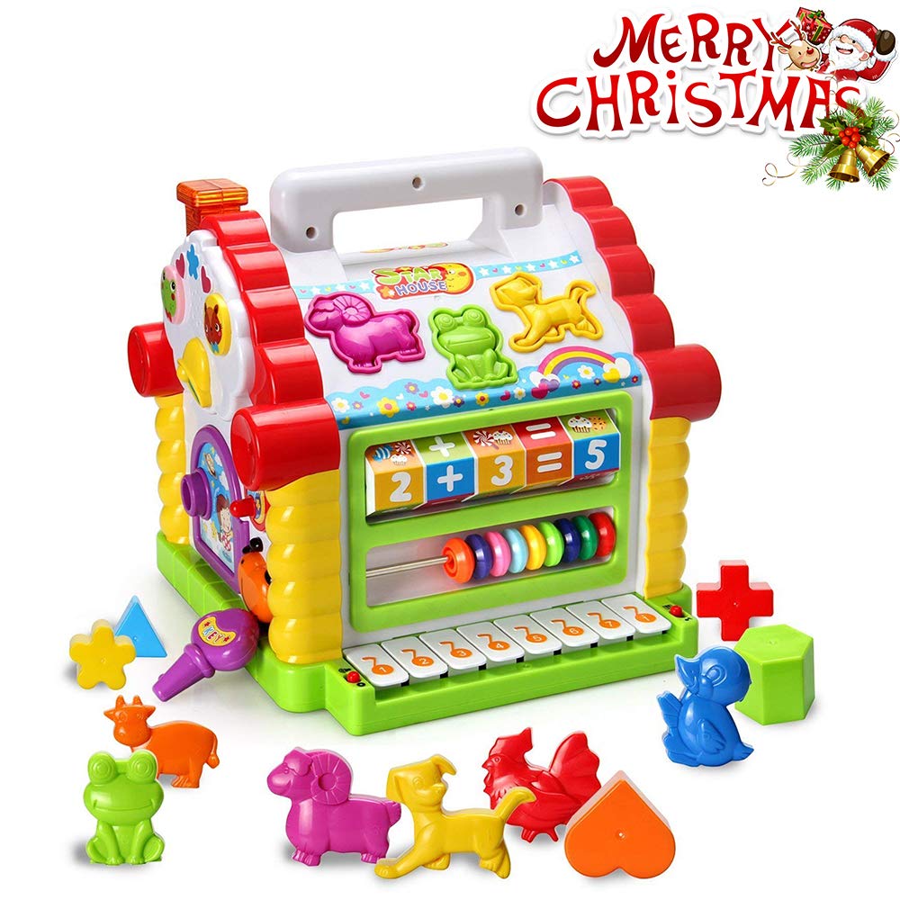 HOMOFY Baby Toys for 6-12 Month Baby Musical Learning Activity Table (Funny House)