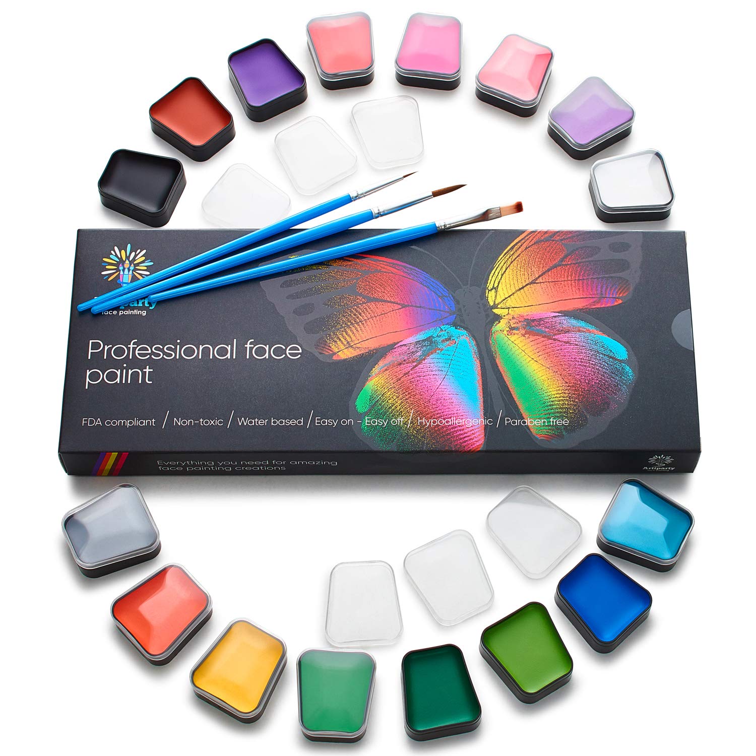 Professional Face Paint Kit for Kids