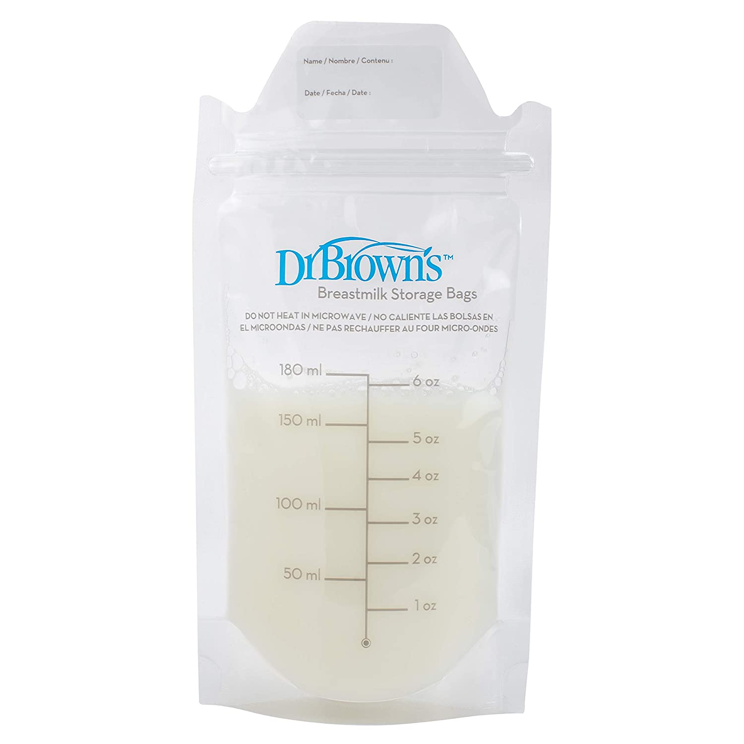 Dr. Brown's Breastmilk Storage Bag, 50 Count