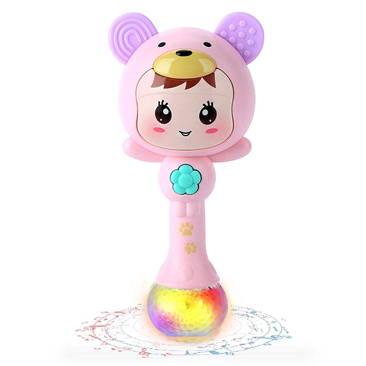 SLHFPX LOFEE Rattle Toy Infants 3-6 Months, Musical Toy for 3-12 Months Baby Toy for 6-12 Months Girl Gift for 0-6 Months Boy Birthday Gift for Infant Toys 6 Months MATINC