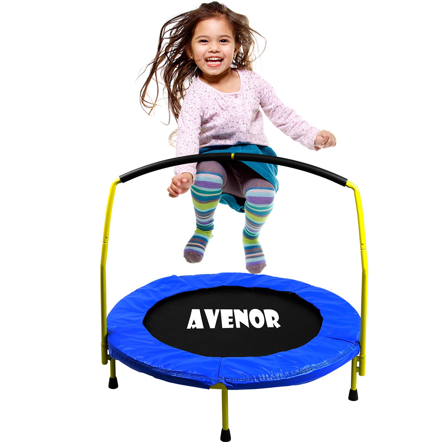 Toddler Trampoline With Handle - 36" Kids Trampoline With Handle