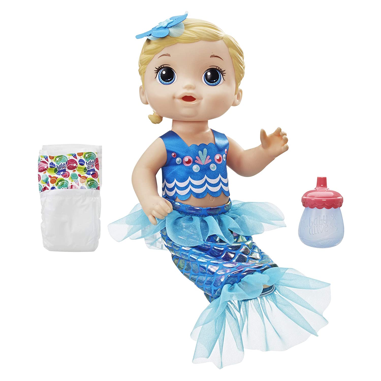 Baby Alive Shimmer ‘n Splash Mermaid (Blonde Hair)