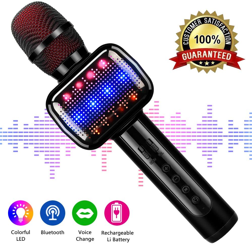 Wireless Kids Microphones with Bluetooth Speaker