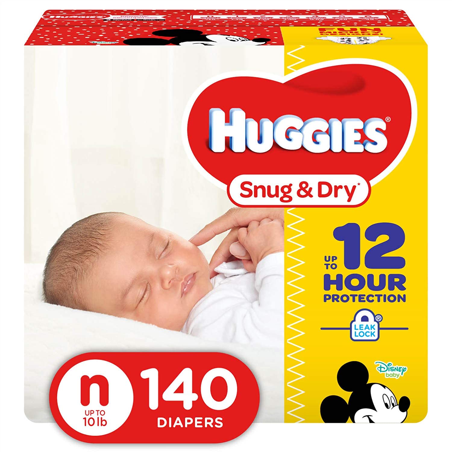 HUGGIES Snug & Dry Diapers, Size Newborn