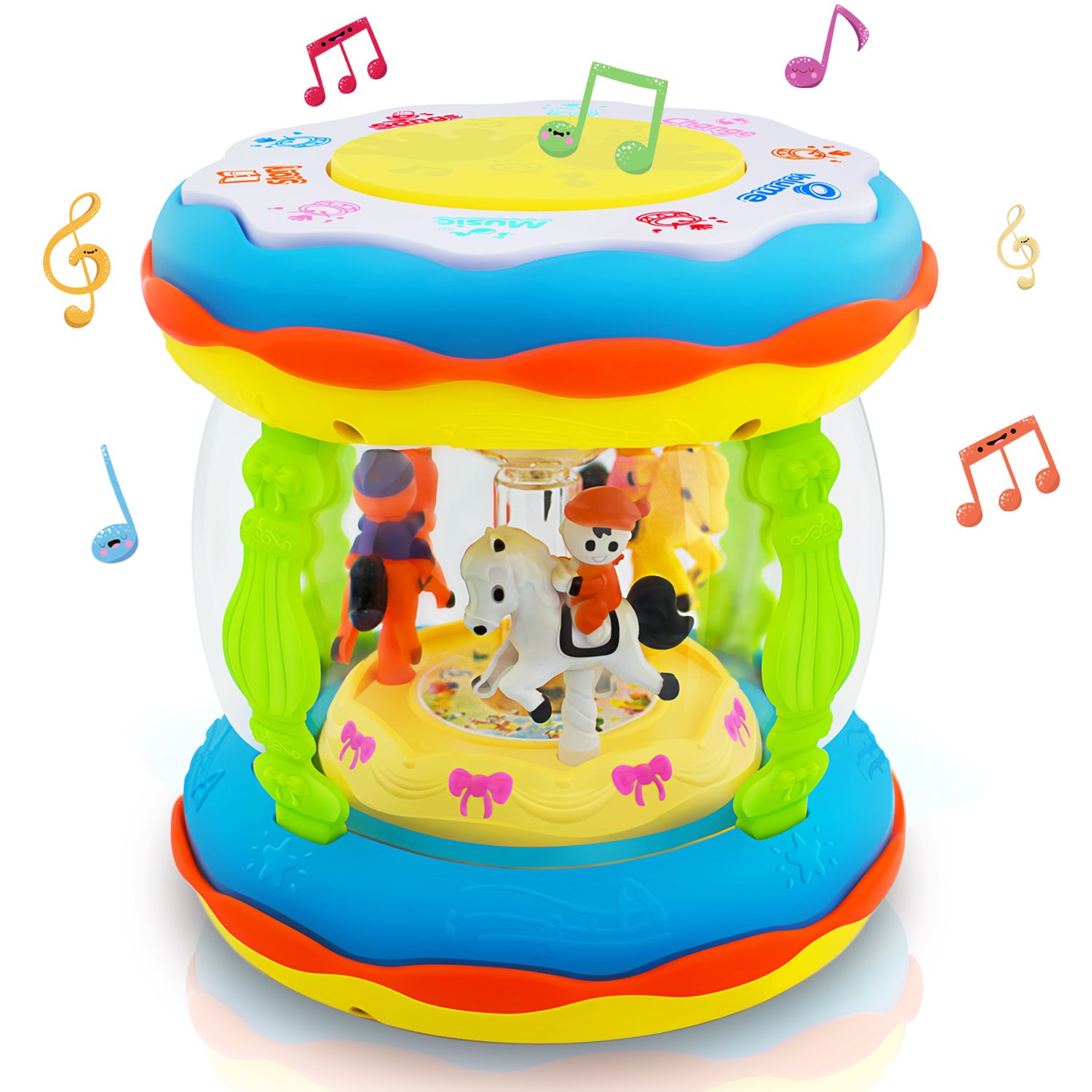 HXSNEW Toddler and Baby Musical Toys, Learning Toys for 1-3 Year Old Boys and Girls