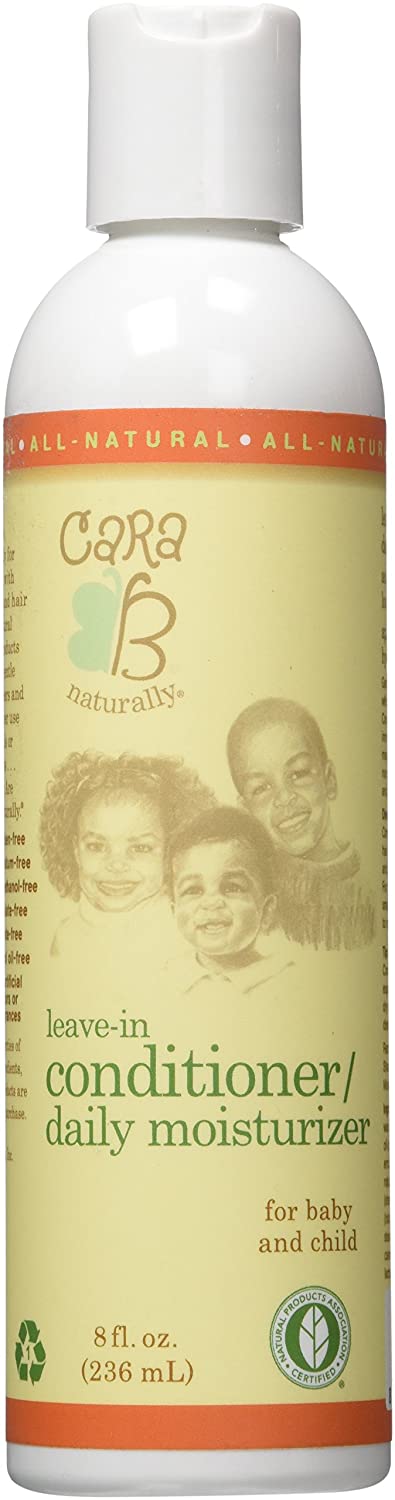 CARA B Naturally Leave-in Conditioner and Daily Moisturizer for Babies and Kids Textured, Curly Hair