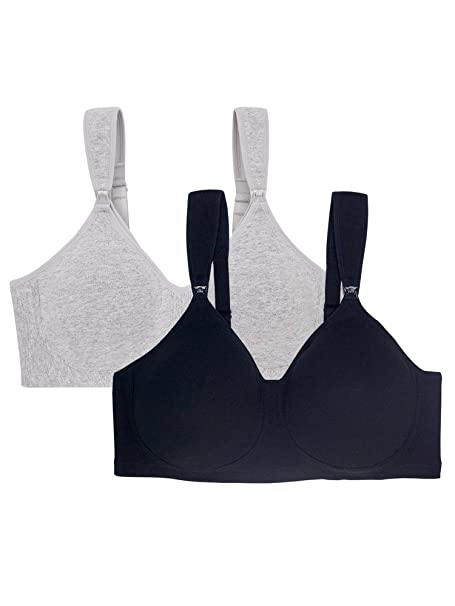 Loving Moments by Leading Lady Women's Wirefree Sports Nursing Bra with Padded Comfort Straps