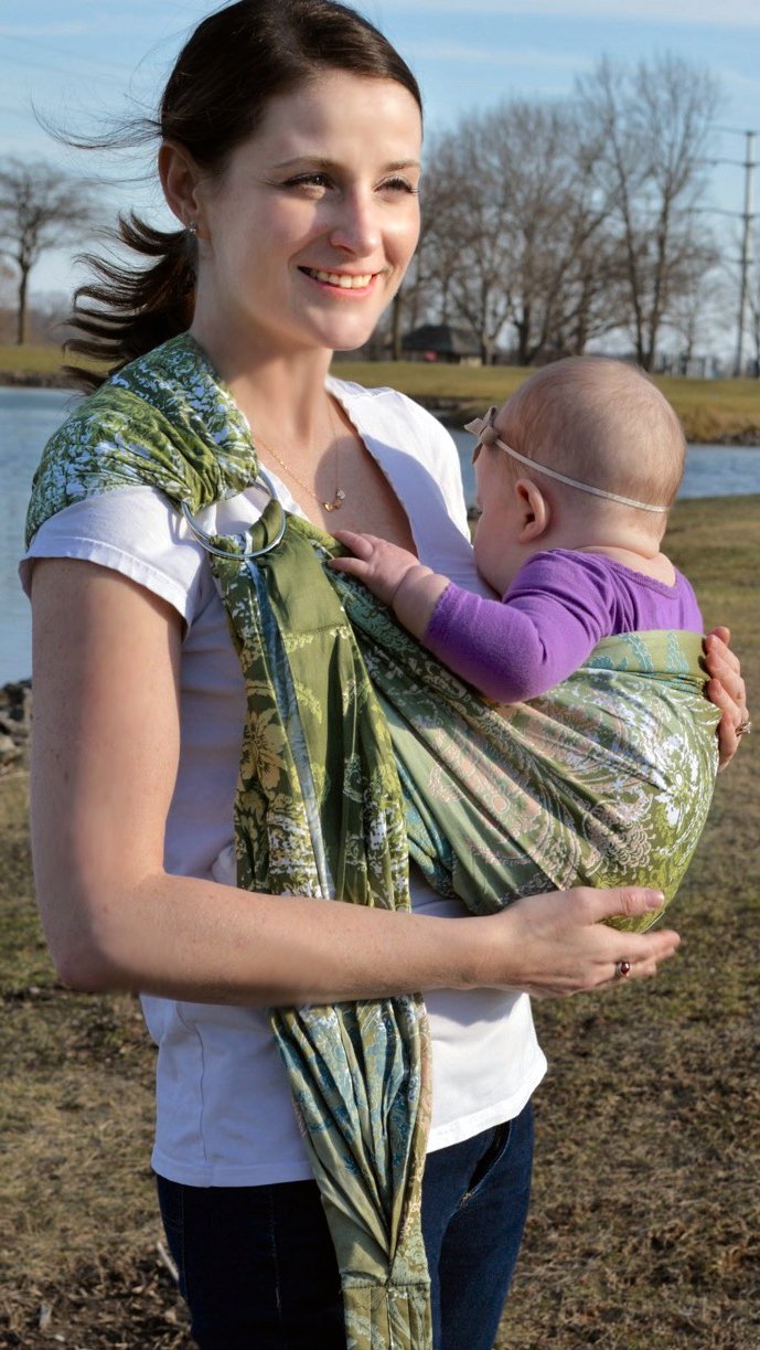 Lite-on-Shoulder Baby Sling Ergonomic by RosyBaby
