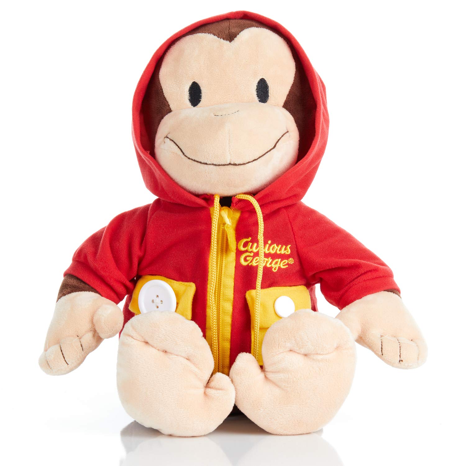 KIDS PREFERRED Curious George Learn to Dress Stuffed Animal