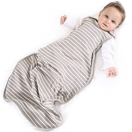 Woolino 4 Season Baby Sleep Bag Sack, Australian Merino Wool, 2 Months to 2 Year, Earth