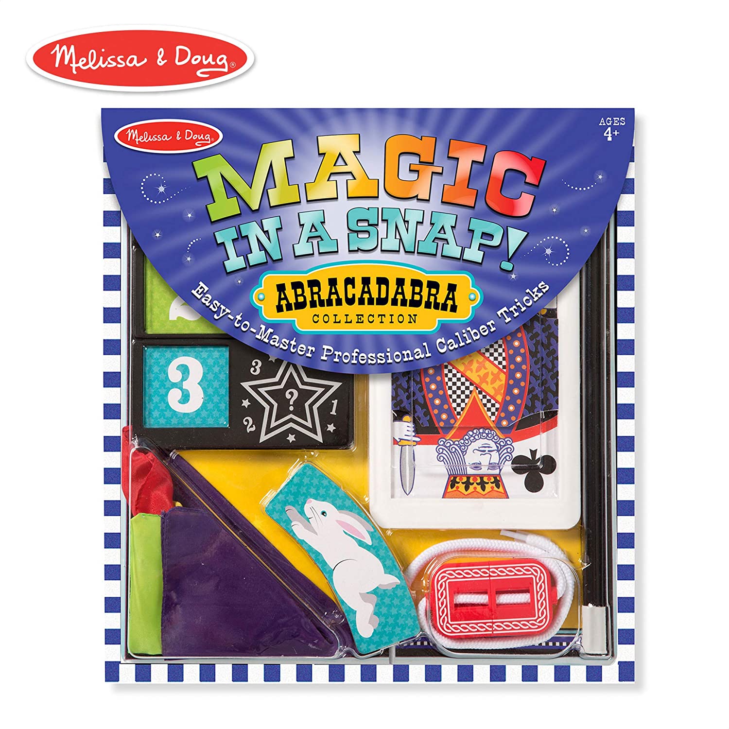 Melissa & Doug Magic in a Snap! Abracadabra Collection Magic Tricks Set