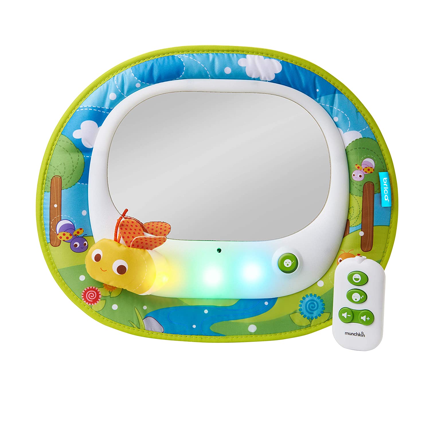Munchkin Brica Firefly Baby in-Sight Car Mirror, Crash Tested and Shatter Resistant