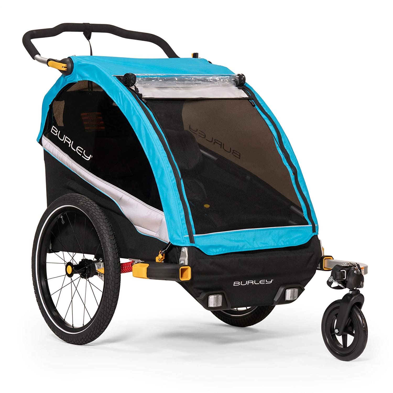 Burley D'Lite X, 2 Seat Kids Bike Trailer & Stroller - Best for All-Terrain