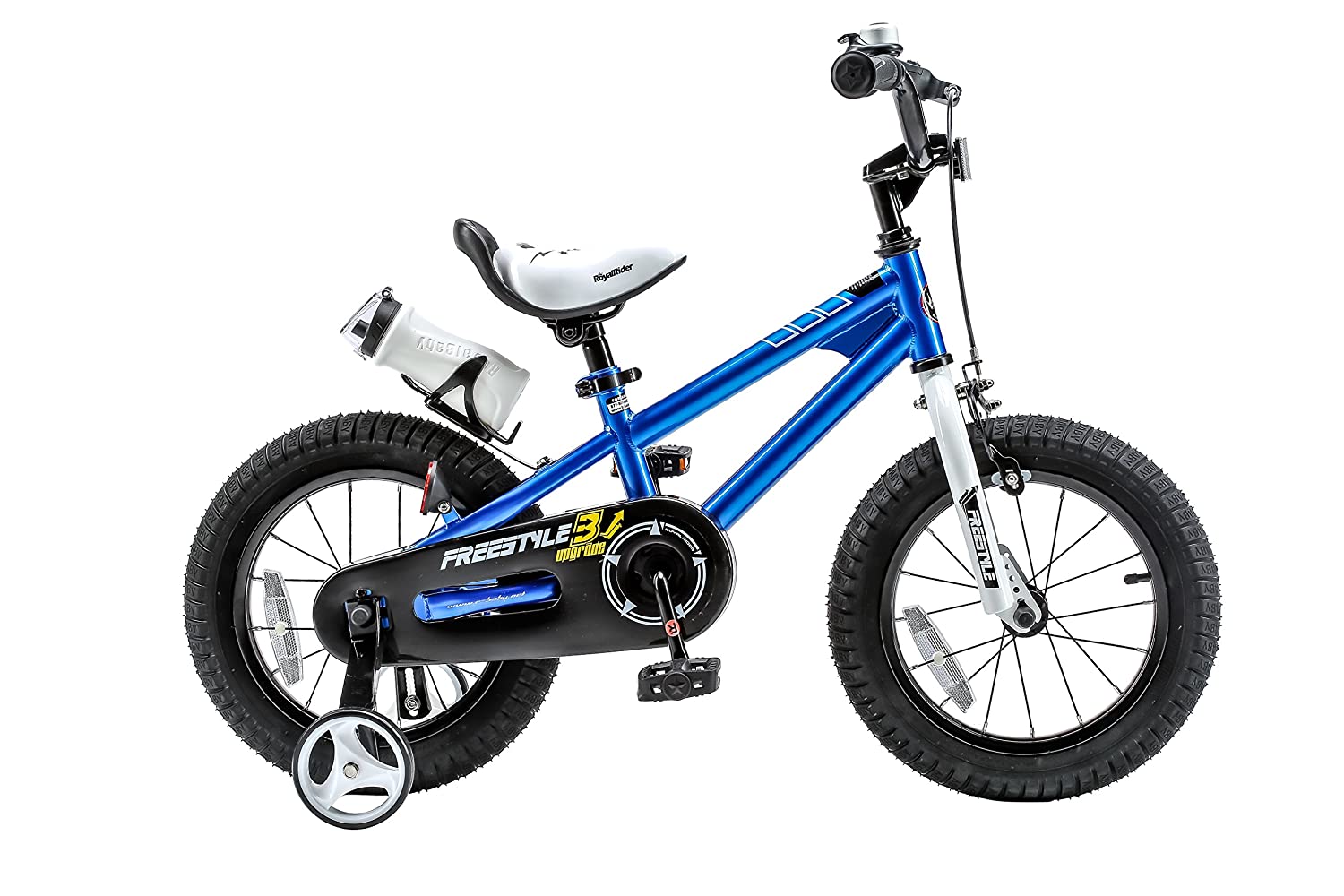 RoyalBaby Freestyle Kid’s Bike for Boys and Girls, 12 14 16 inch with Training Wheels, 16 18 20 inch with Kickstand, in Multiple Colors