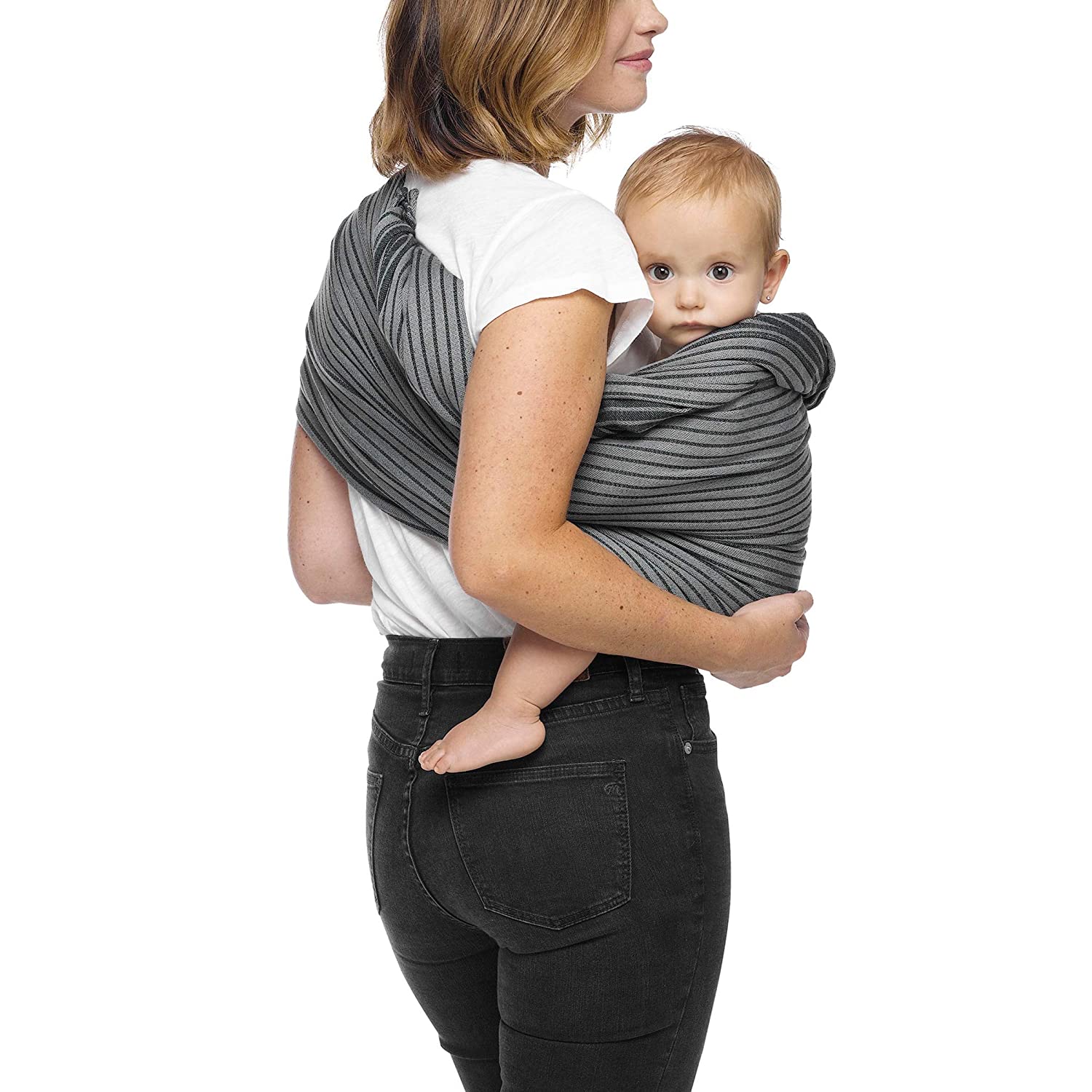 Moby Ring Sling Baby Carrier (Jet Ribbons) by Moby