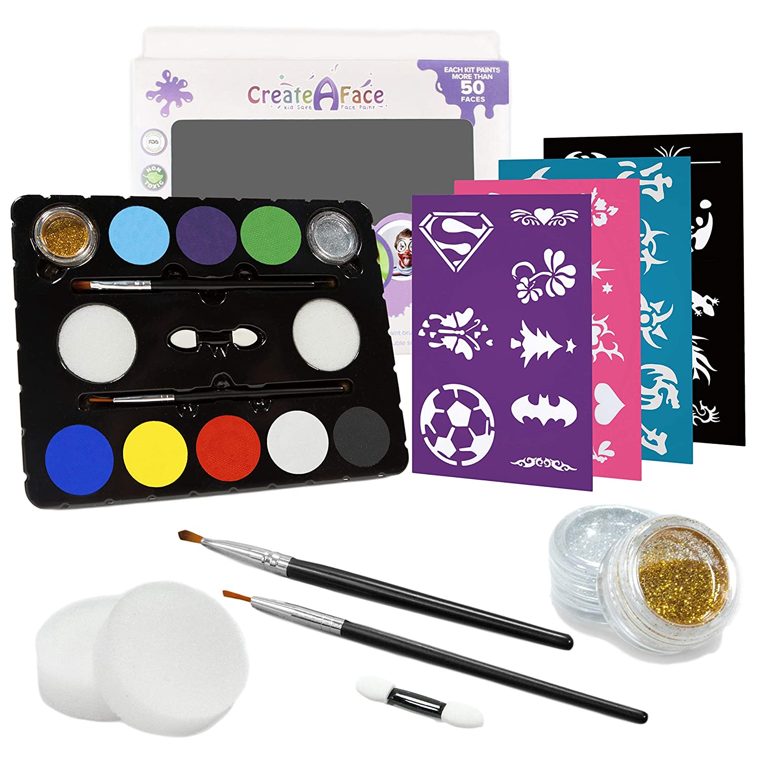 Face Paint Kit for Birthdays & Social Events