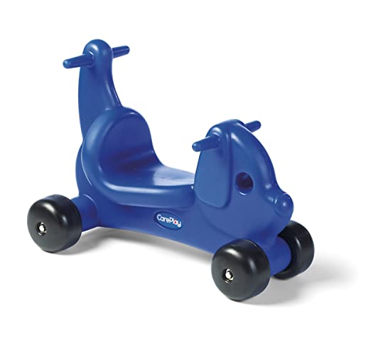 Careplay Ride-On Play Puppy Critter, Blue