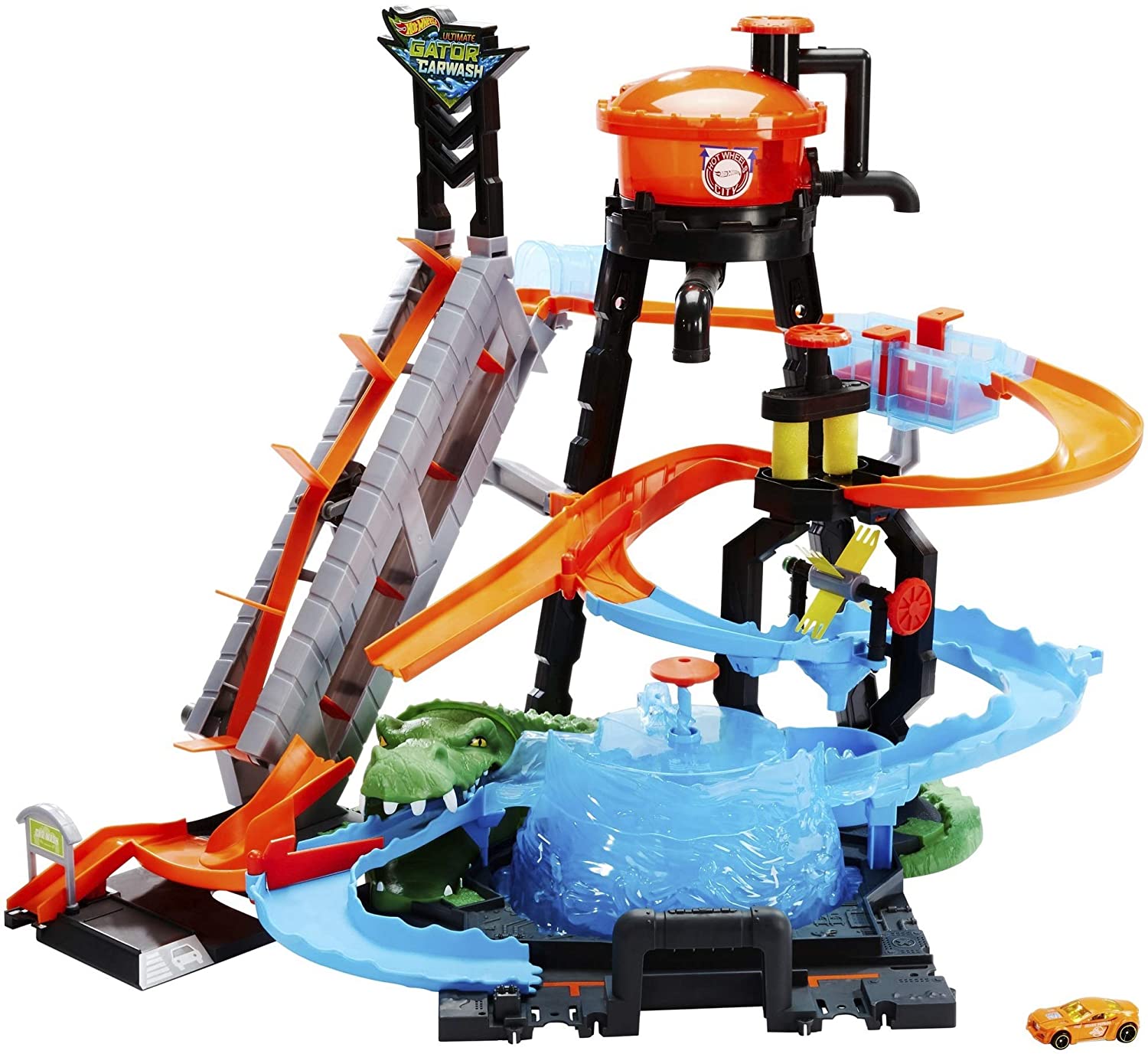 Hot Wheels Ultimate Gator Car Wash Playset