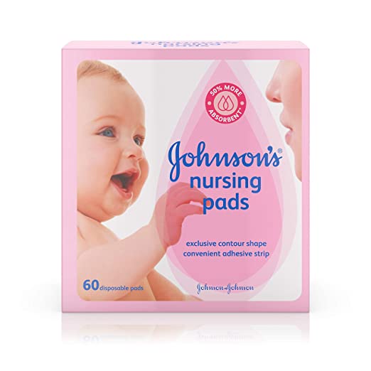 Johnson's Disposable Nursing Pads with Natural Cotton and Natural Contour Shape