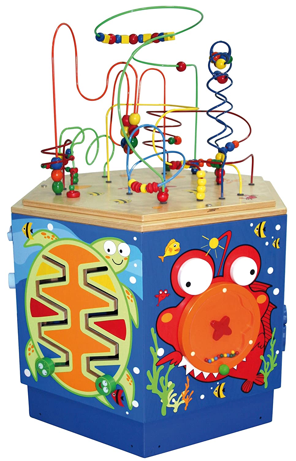 Hape Coral Reef Wooden Activity Center Table