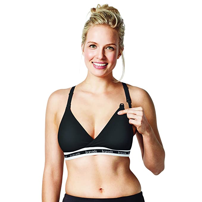 BRAVADO! DESIGNS Women’s Original and Original Full Cup Maternity & Nursing Sleep Bra, B – G cups