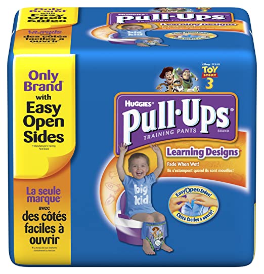Huggies Pull-Ups Training Pants with Learning Designs, Boys, 3T-4T, 52 Count