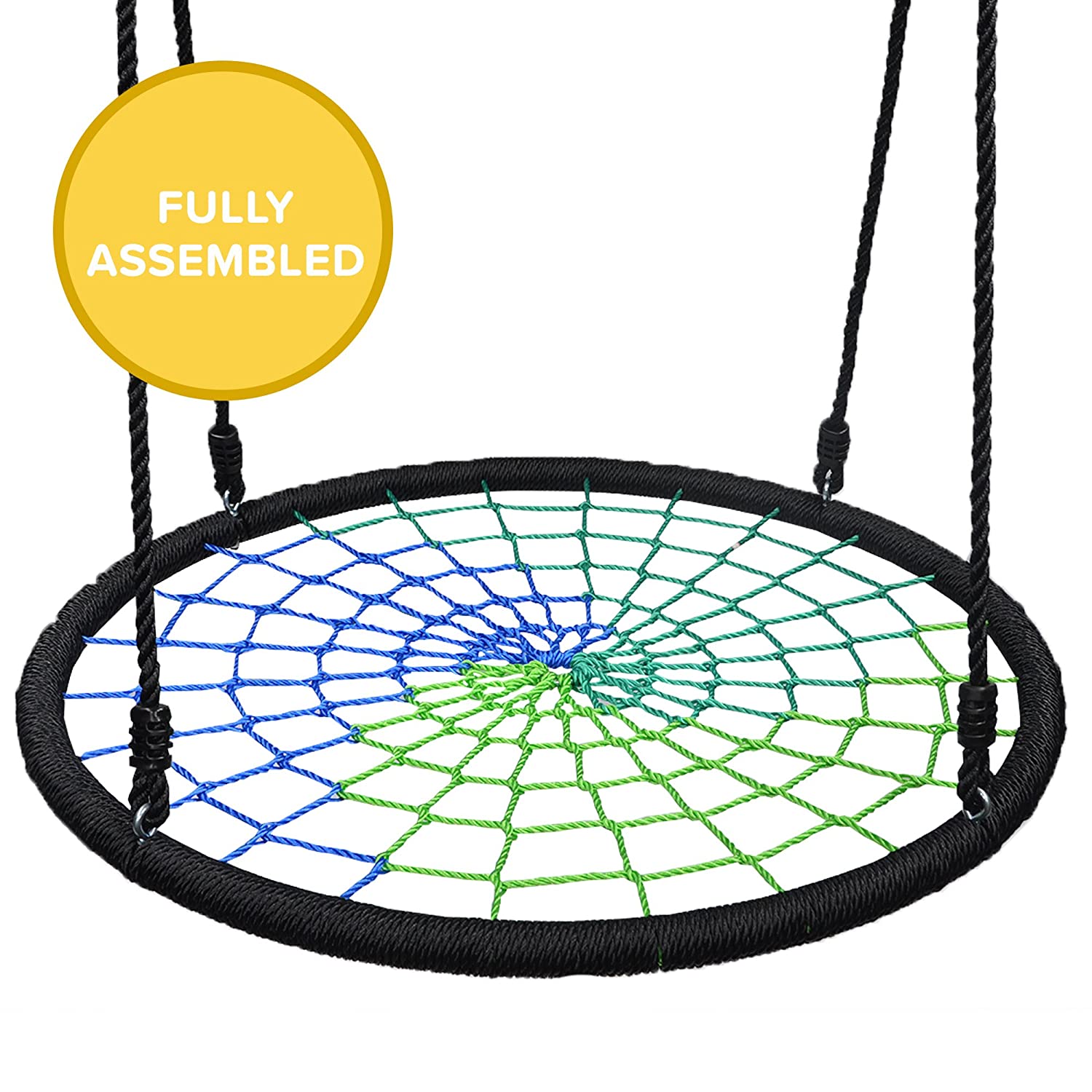 Play Platoon Spider Web Tree Swing - 40 Inch Diameter