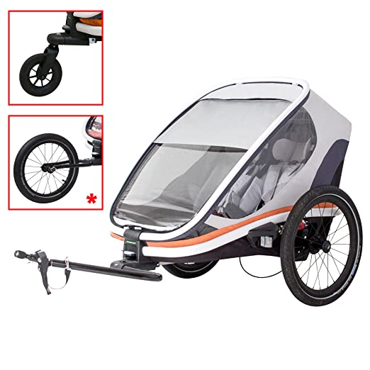 HAMAX Outback Multi-Sport Child Bike Trailer + Stroller +Jogger