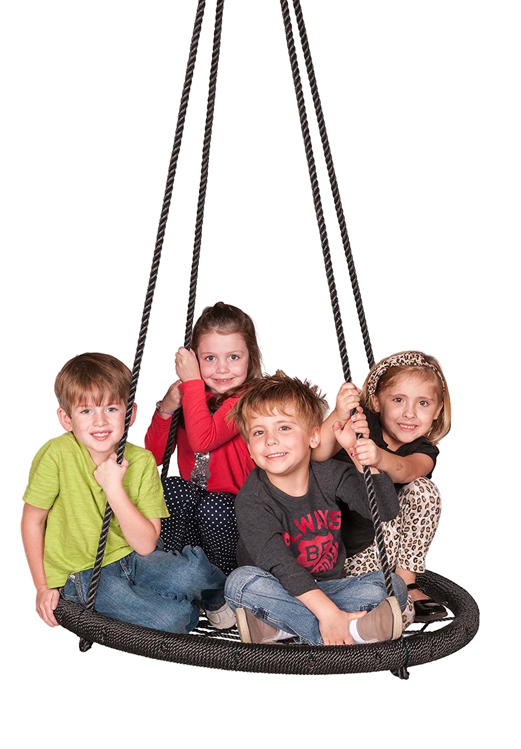 M & M Sales Enterprises Web Riderz Outdoor Swing N' Spin- Safety Rated to 600 lb