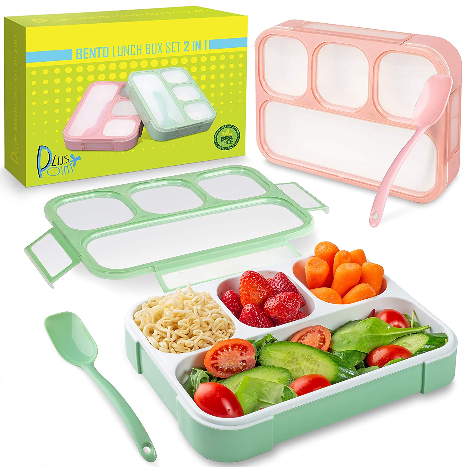 Bento Lunch Box Container For Kids and adults
