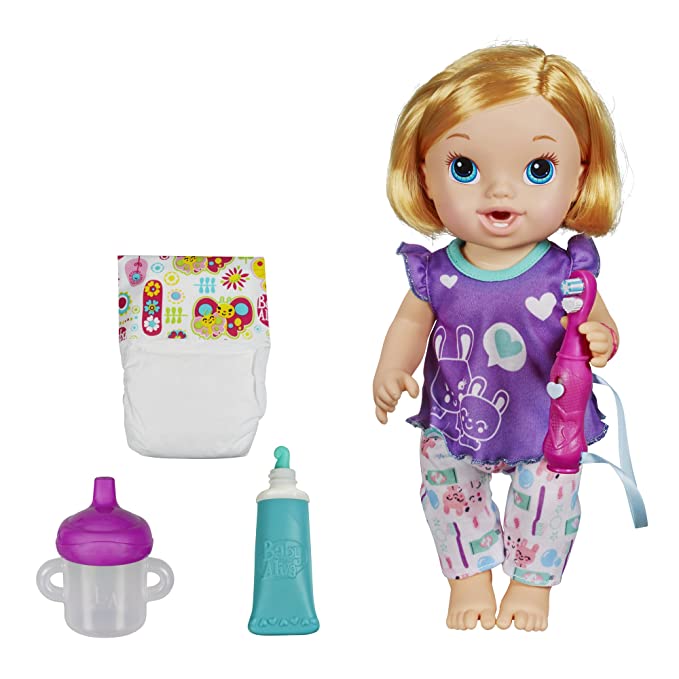 Baby Alive Brushy Brushy Baby Doll - Blonde