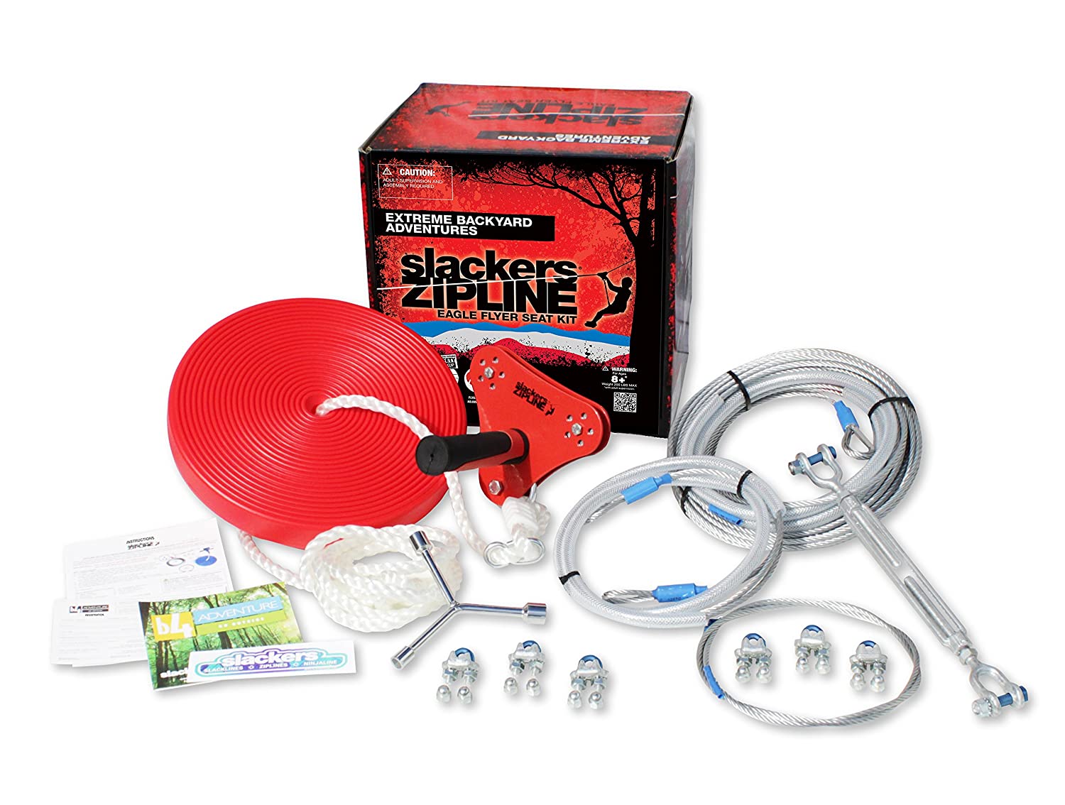 90' Eagle Series Seated Zipline Kit