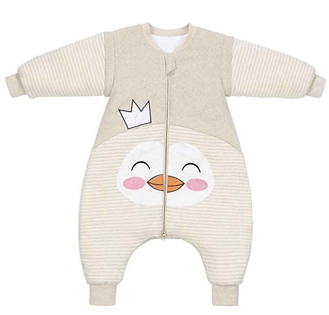 PEACE MONKEY Baby Sleep Sack Cotton Wearable Blanket Toddlers Pajamas for Winter