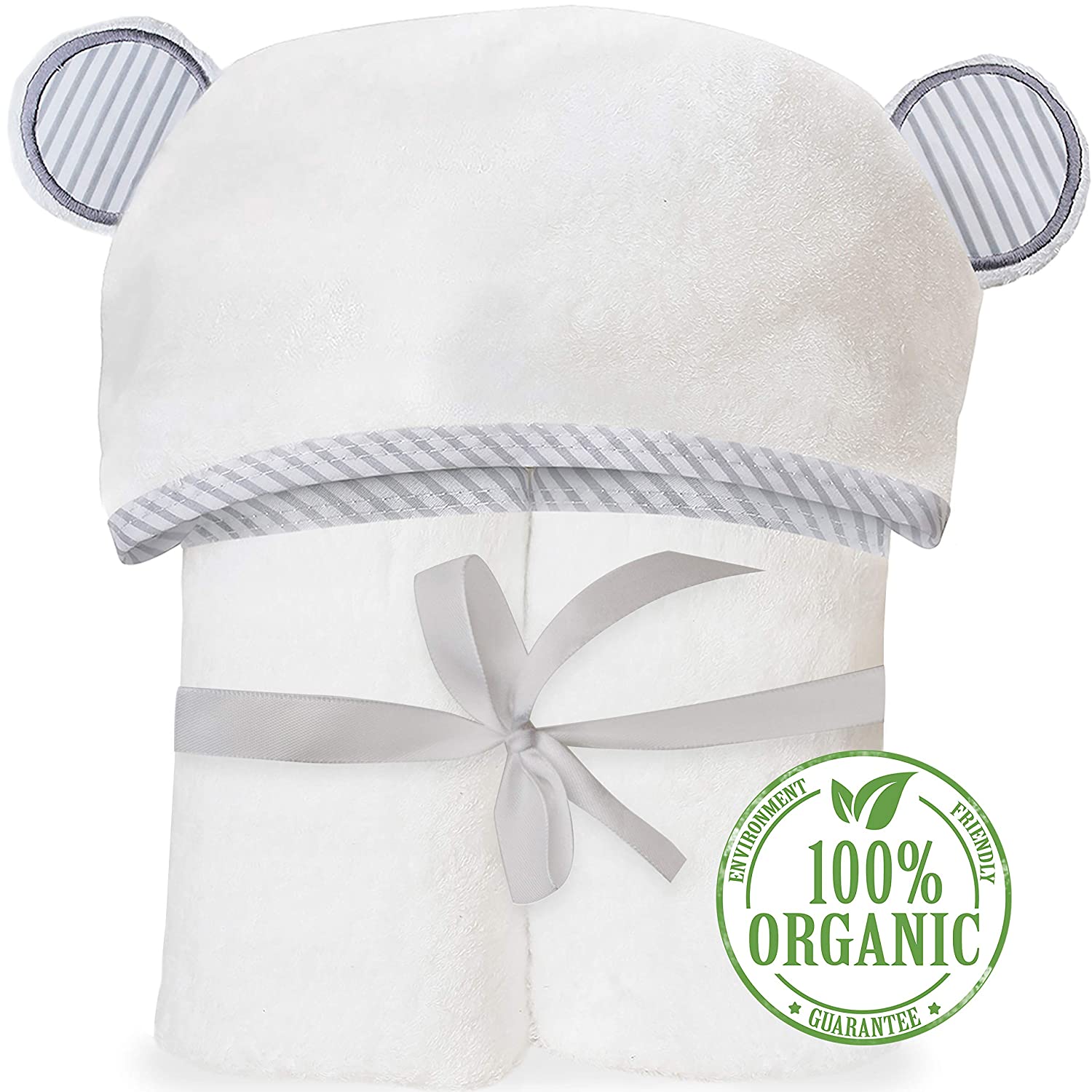 Organic Bamboo Hooded Baby Towel