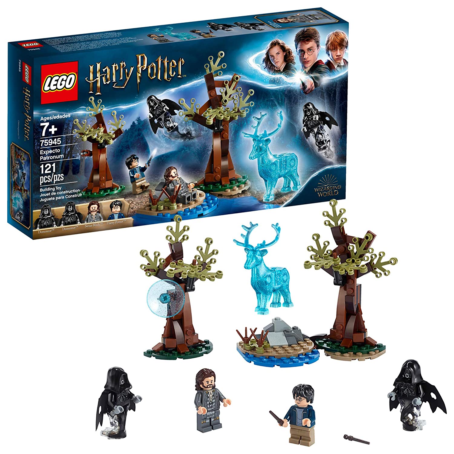 LEGO Harry Potter and The Prisoner of Azkaban Expecto Patronum 75945 Building Kit, New 2019 (121 Pieces)