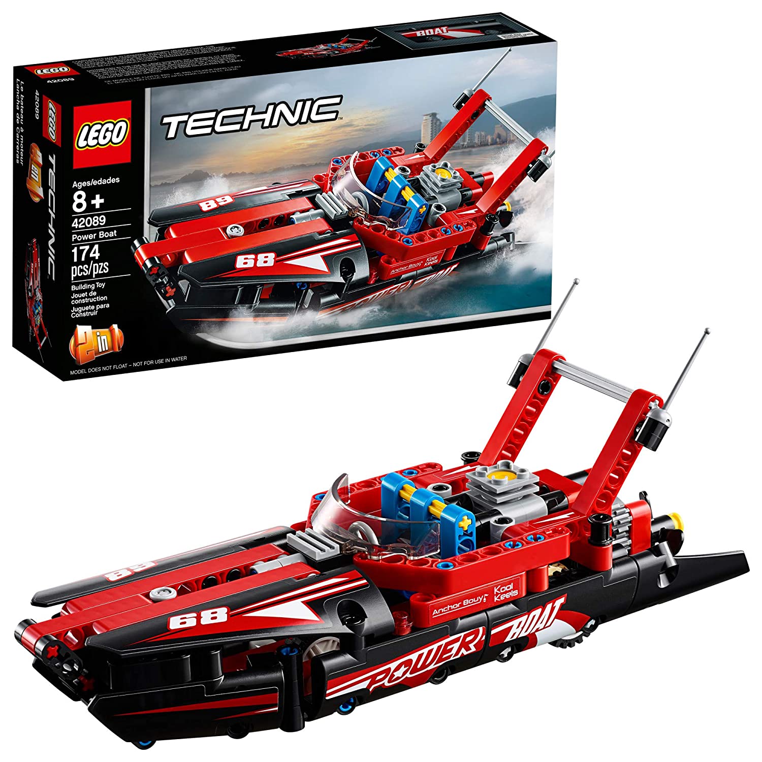 LEGO Technic Power Boat 42089 Building Kit , New 2019