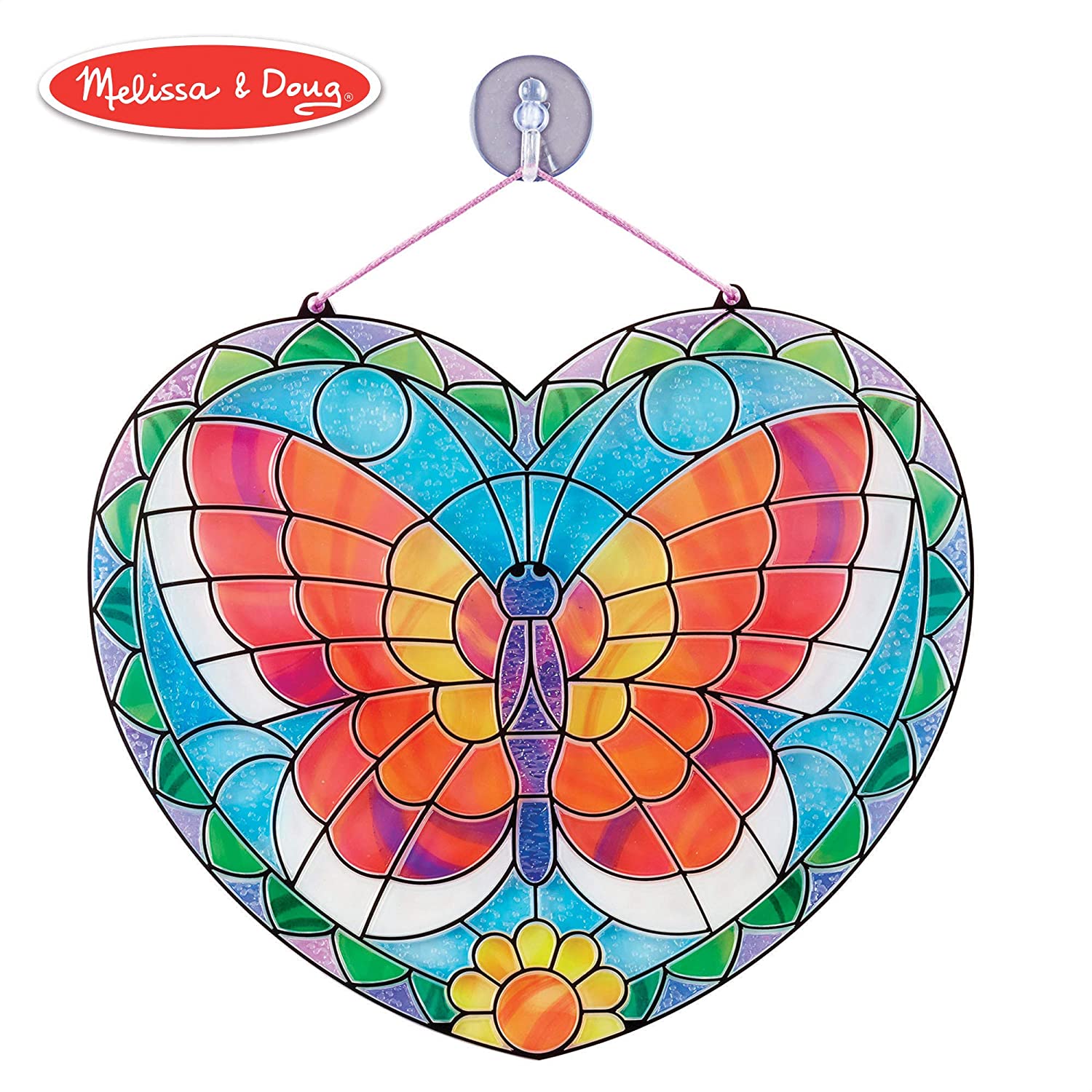 Melissa & Doug Stained Glass Made Easy Activity Kit, Arts and Crafts