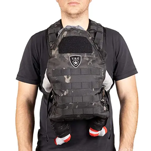 TBG Tactical Baby Carrier (Black Camo)