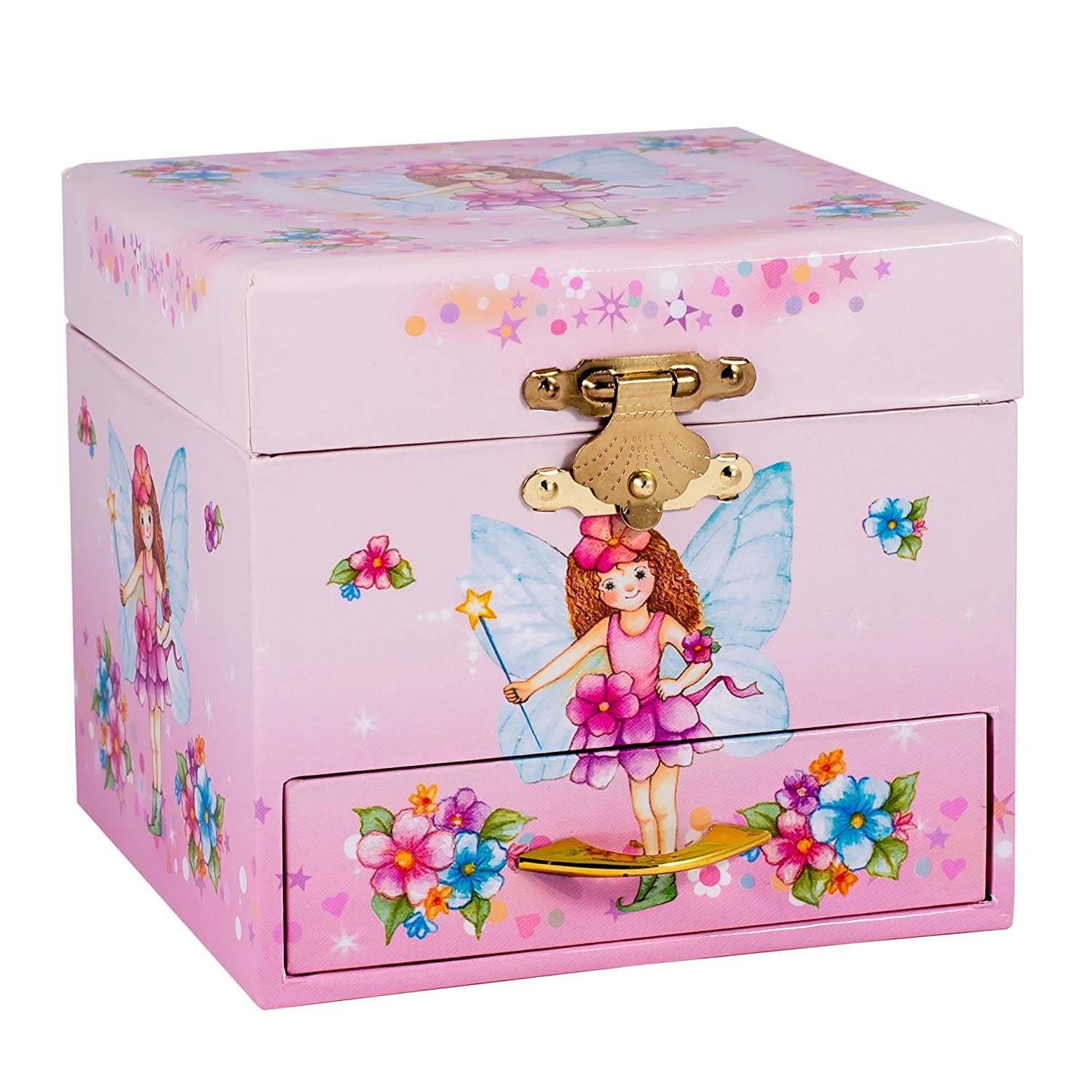 Children's Pink Fairy Music Jewelry Box